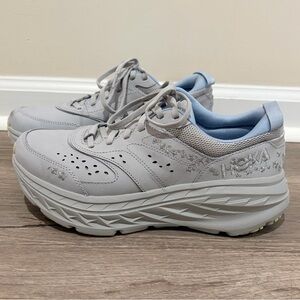 Hoka One Bondi L Sneakers (Vibrant Bloom Floral)